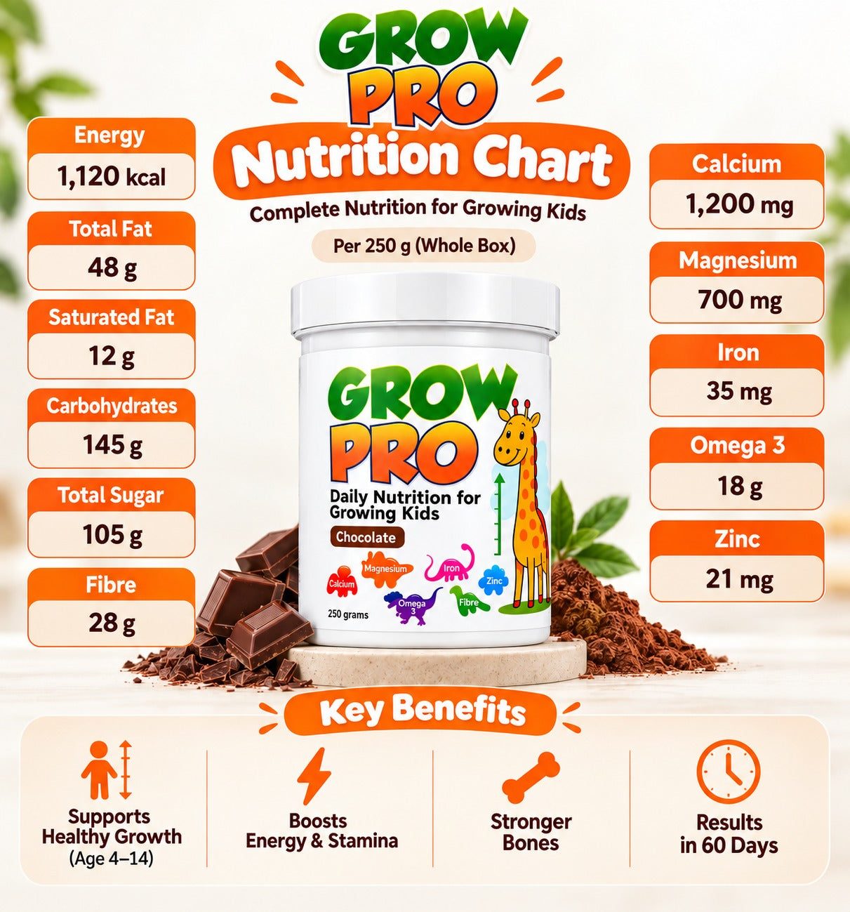Grow Pro – Daily Nutrition for Kids